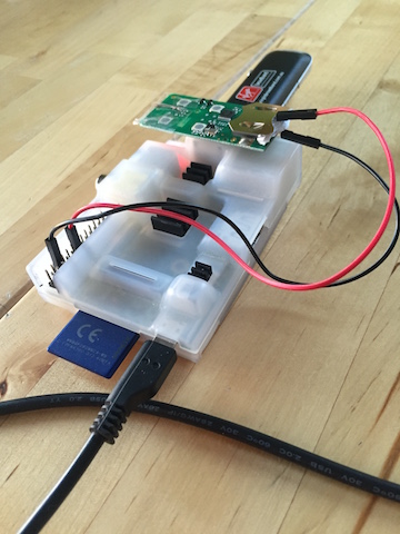 Garage door remote control prototype Raspberry PI